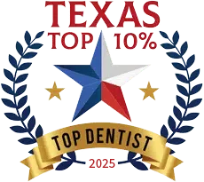 Texas Top 10% Dentist 2025